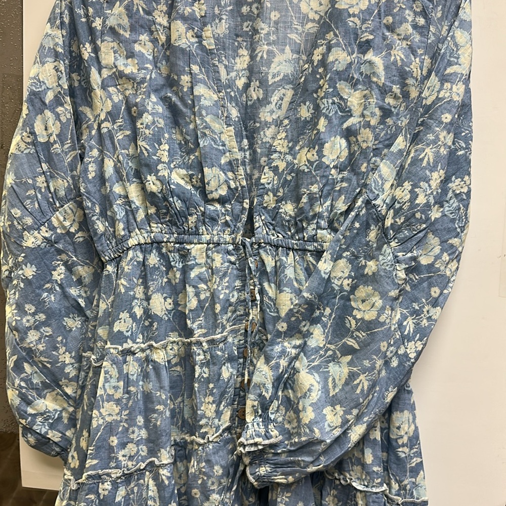 Free People Pappiet Midi Dress Size Medium - Picture 8 of 9